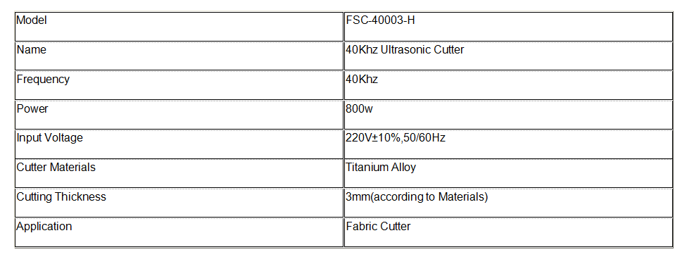 FSC-40003-H FSC-40003-H